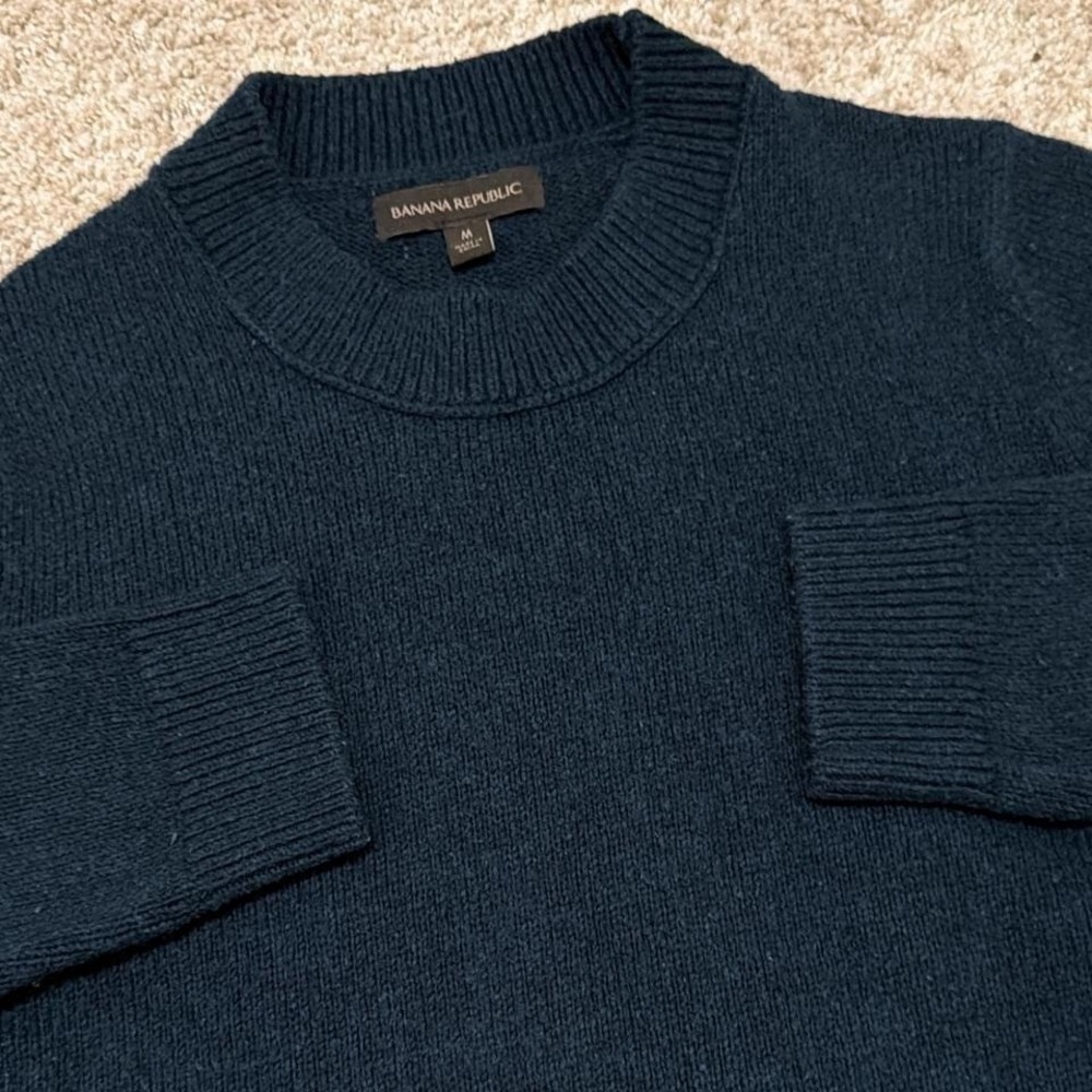 Classy Vintage‎ Banana Republic Crewneck Sweater | Teal | Medium